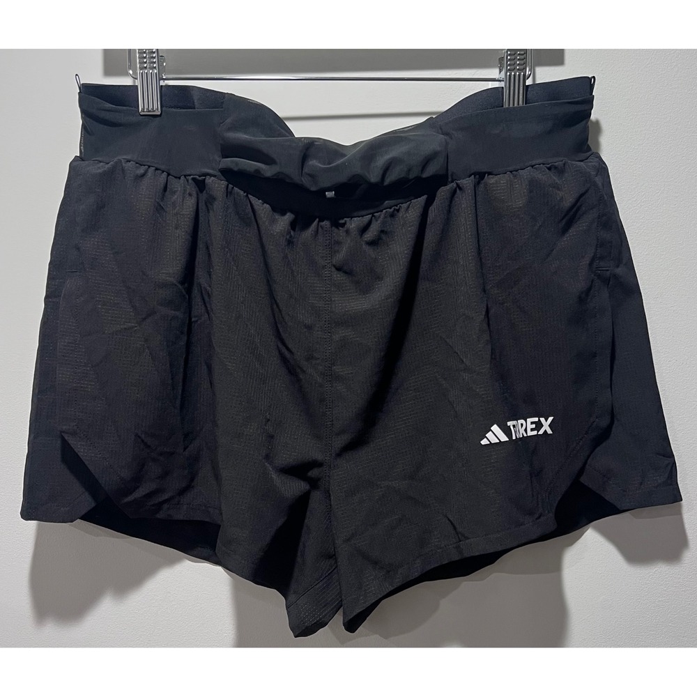 Adidas Terrex Women's Running Shorts Black AEROREADY Athletic Activewear L